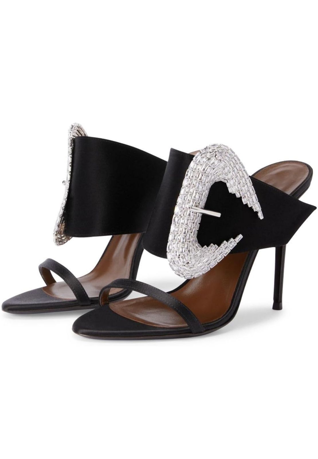 TACONES DE MULA, CON EVILLA DE DIAMANTE